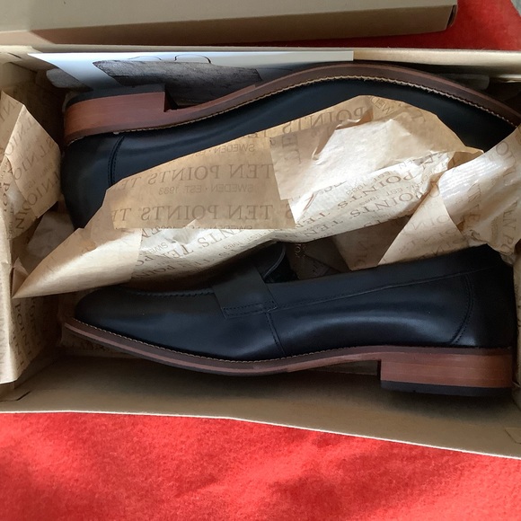 BNWT Ten Points Leather loafers, size 38, Black, unworn, condition 10/10 - Picture 4 of 4